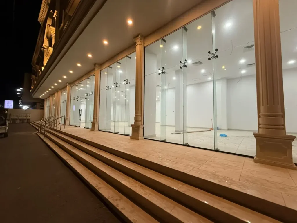 واجهة محل زجاج سيكوريت بالرياض - عمل رقم 8 من زويا الرياض